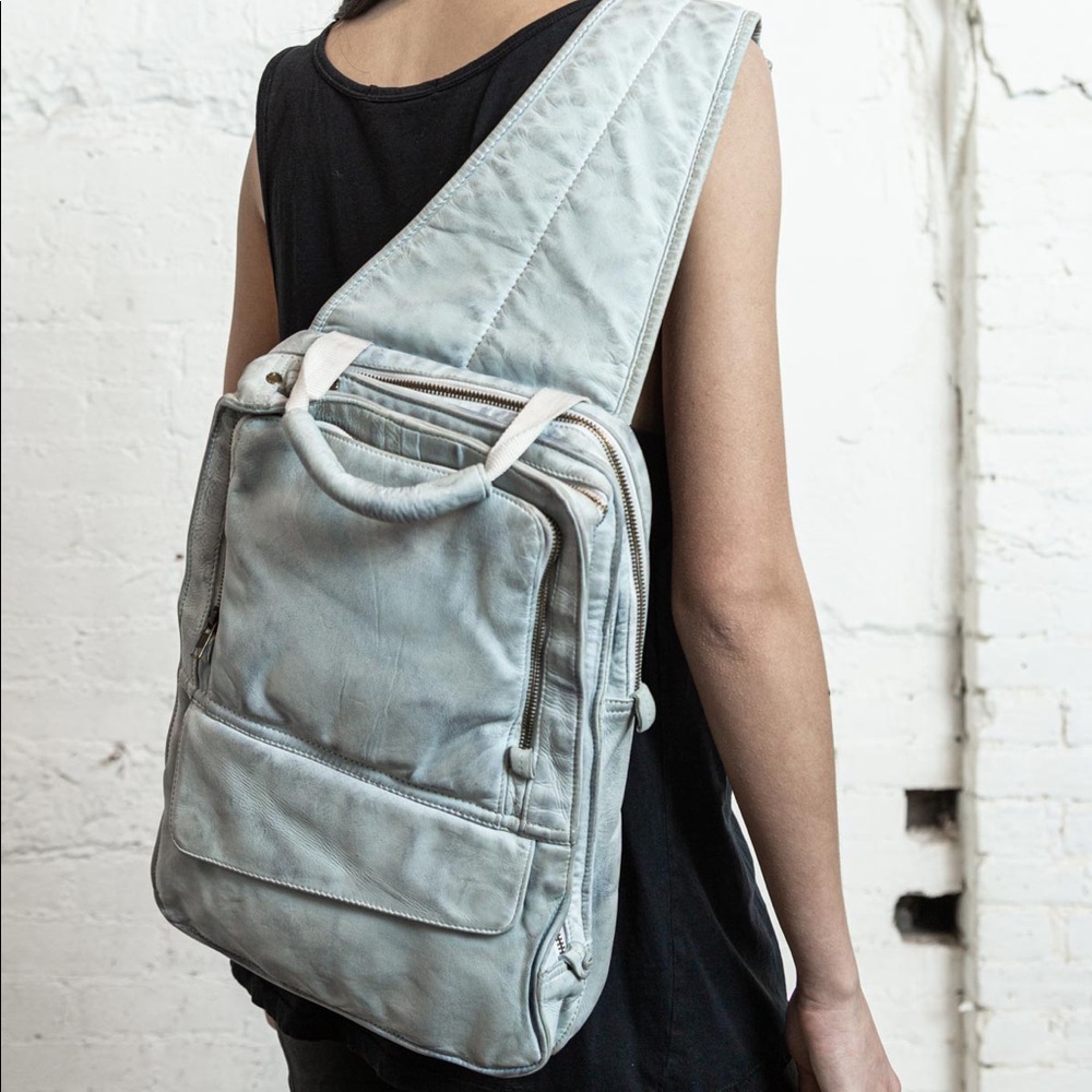 Nicholas K leather sling back bag